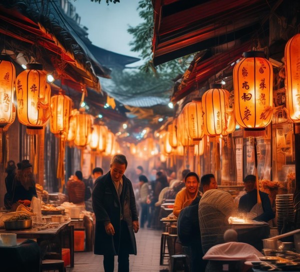 成都在堂食中的烟火气，春节的热闹与烟火味的碰撞