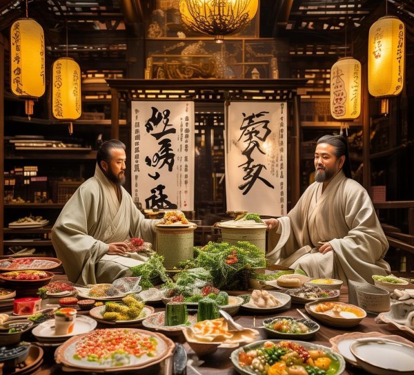 美食的主人，论美食对联的艺术之美